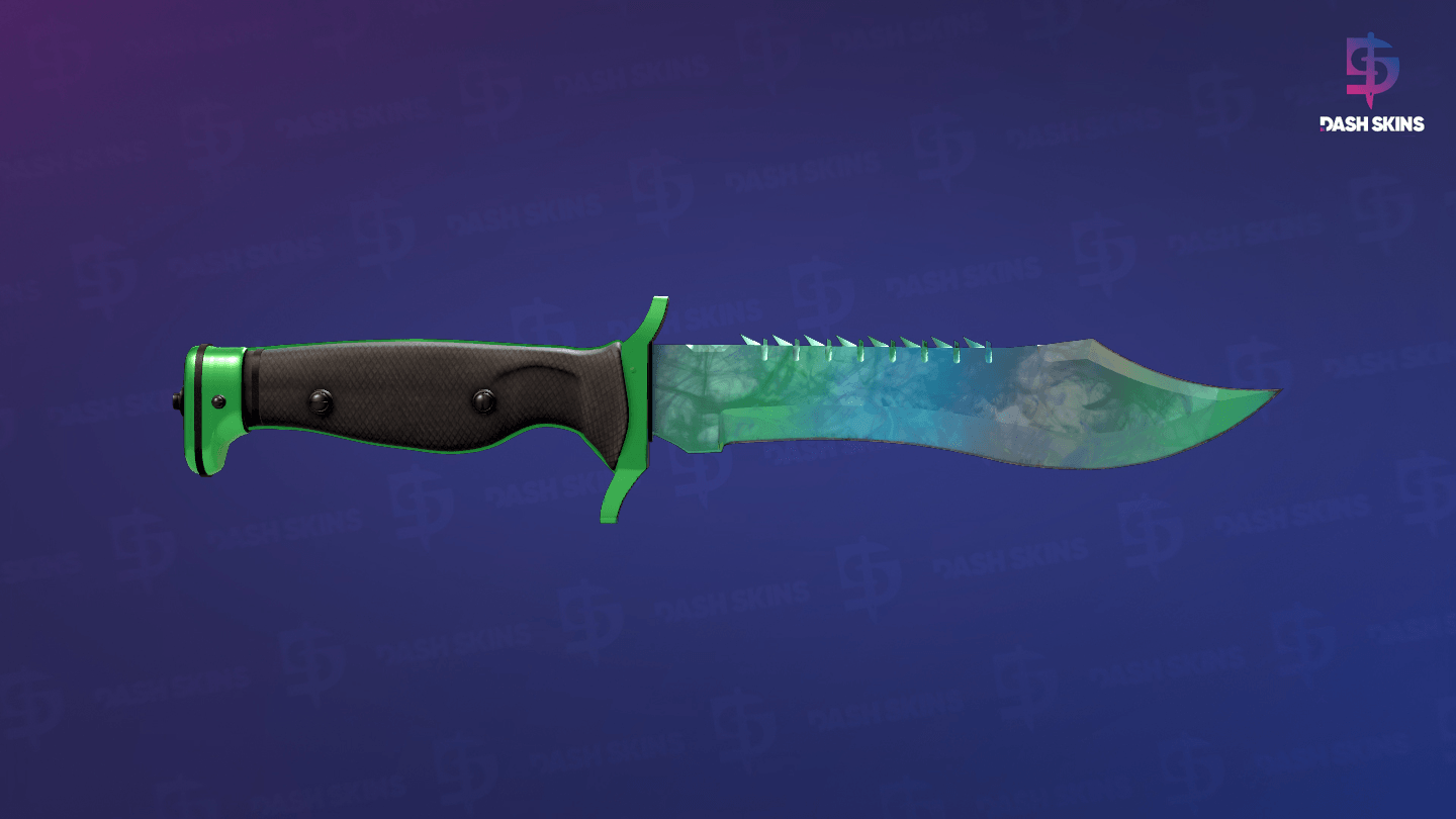 ★ Bowie Knife | Gamma Doppler (Factory New) - Phase 3 Screenshot Playside