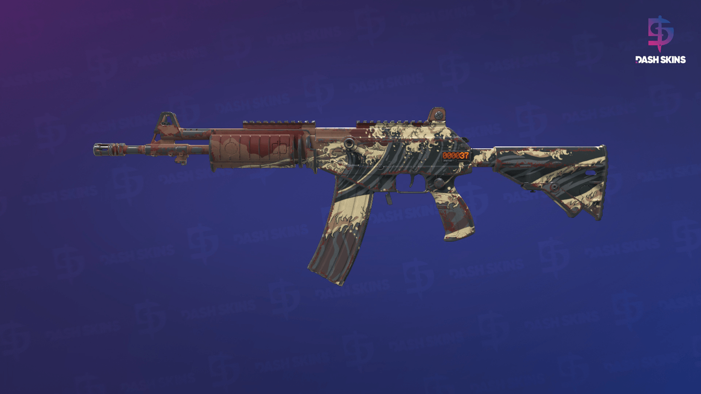 StatTrak™ Galil AR | Crimson Tsunami (Field-Tested) Screenshot Playside