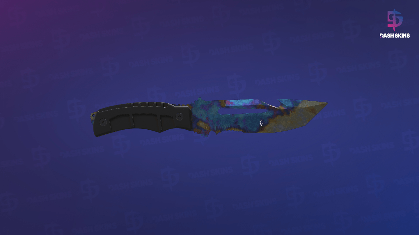 ★ StatTrak™ Survival Knife | Case Hardened (Well-Worn) Screenshot Playside