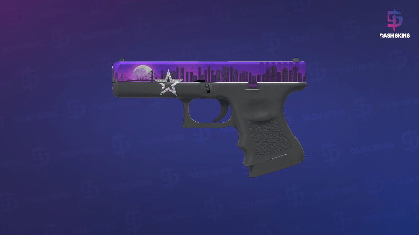 Glock-18 | Moonrise (Minimal Wear) Screenshot Playside