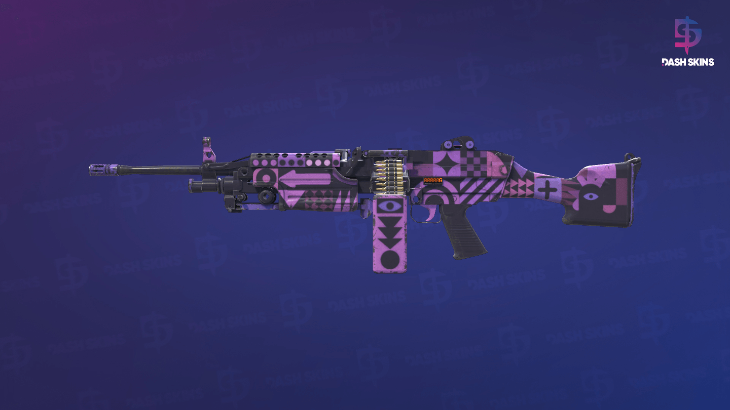 StatTrak™ M249 | Bock Blocks (Well-Worn) Screenshot Playside