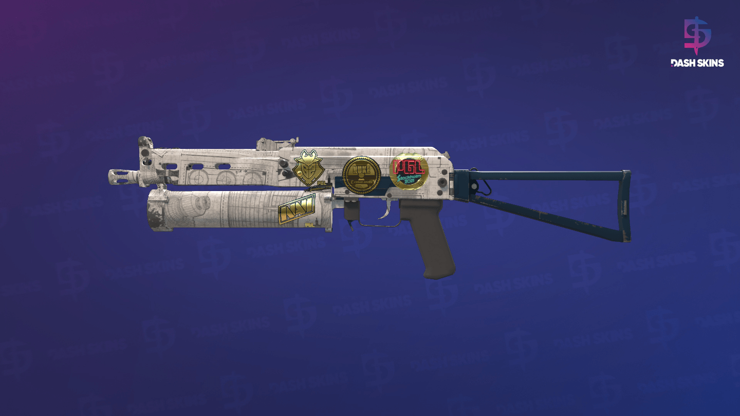 Souvenir PP-Bizon | Facility Sketch (Factory New) Screenshot Playside