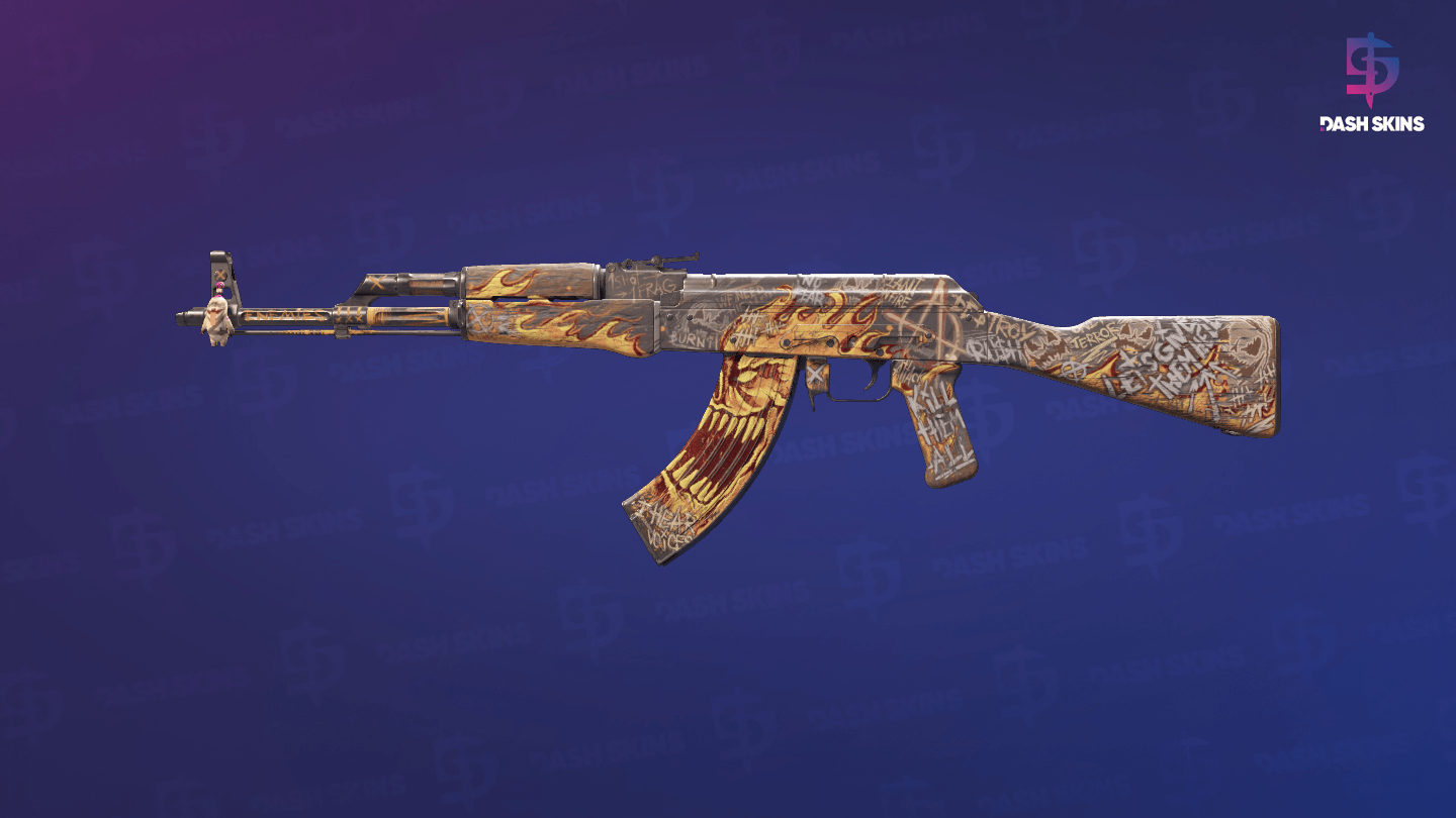 AK-47 | Searing Rage (Field-Tested) Screenshot Playside