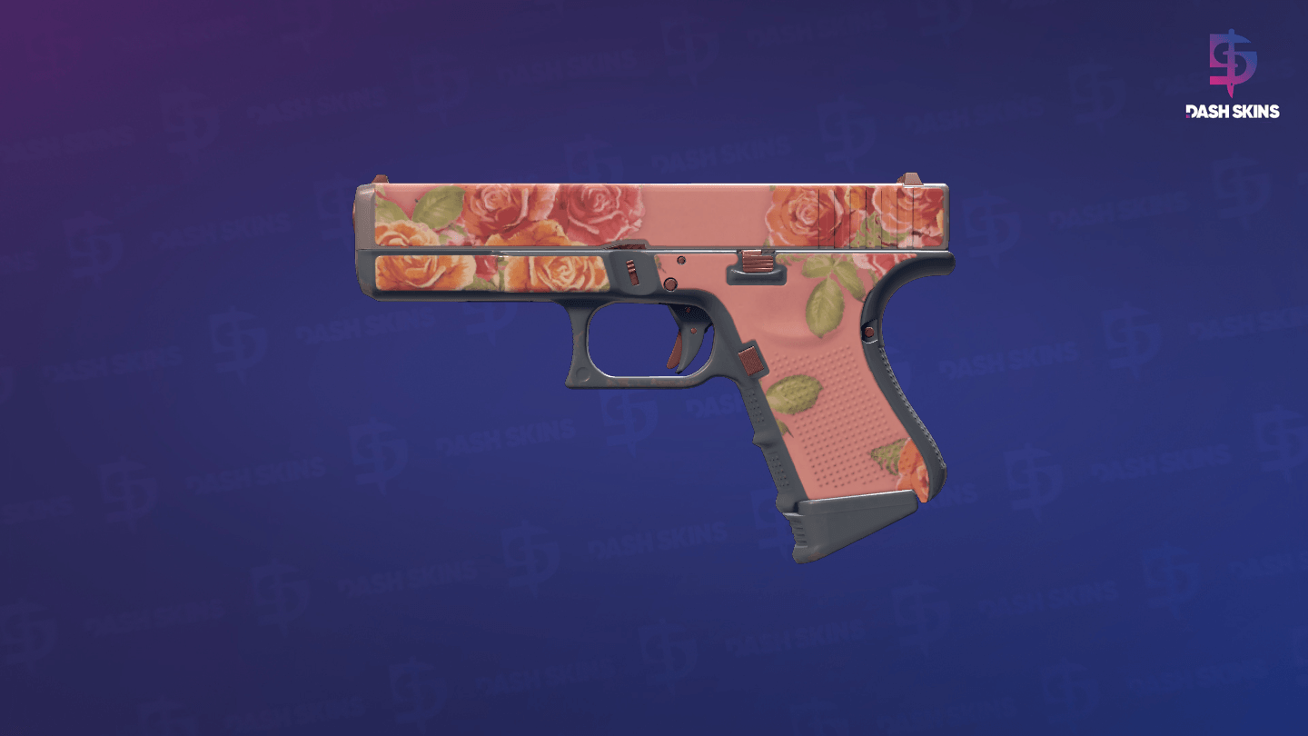 Glock-18 | Coral Bloom (Minimal Wear) Screenshot Playside