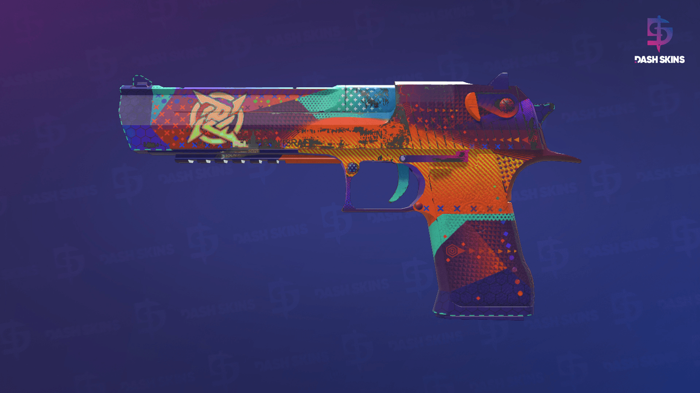 Desert Eagle | Ocean Drive (Well-Worn) Screenshot Playside