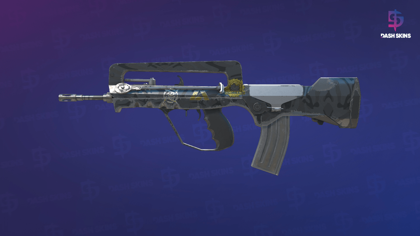 Souvenir FAMAS | Dark Water (Field-Tested) Screenshot Playside
