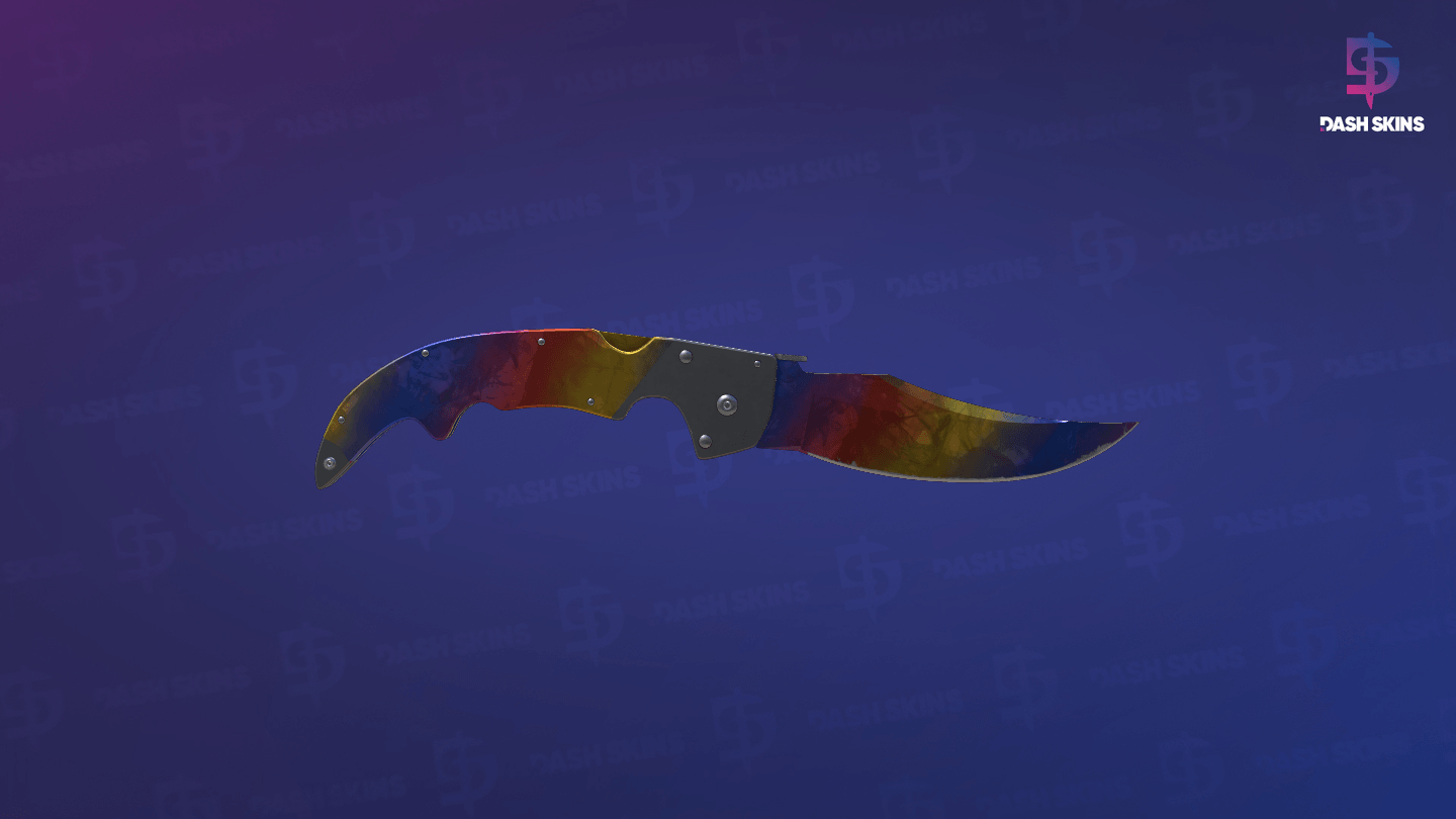 ★ Falchion Knife | Marble Fade (Minimal Wear) Screenshot Playside