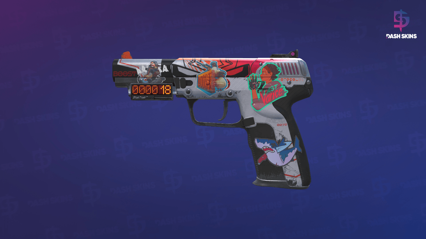 StatTrak™ Five-SeveN | Boost Protocol (Field-Tested) Screenshot Playside