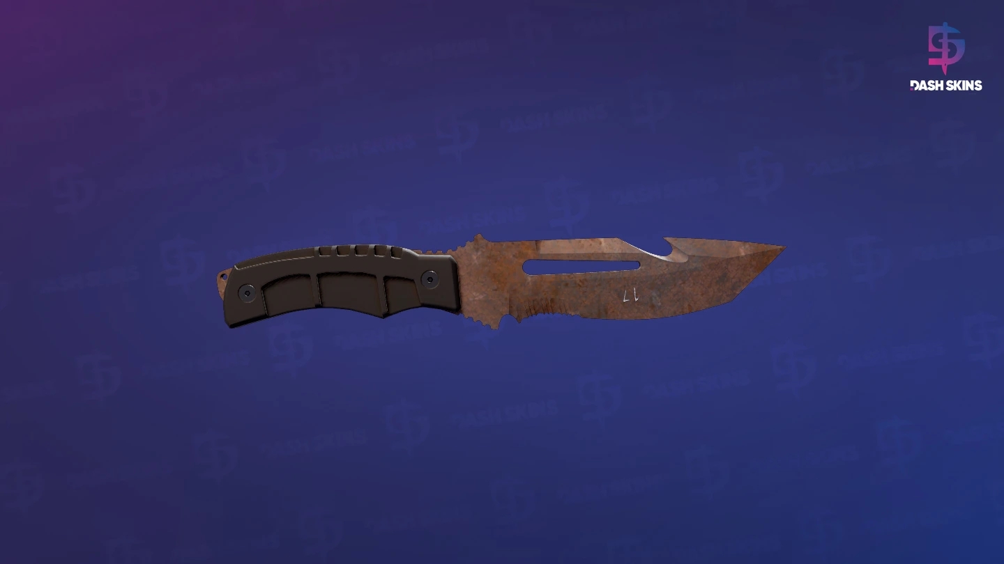 ★ StatTrak™ Survival Knife | Rust Coat (Battle-Scarred) Screenshot Playside
