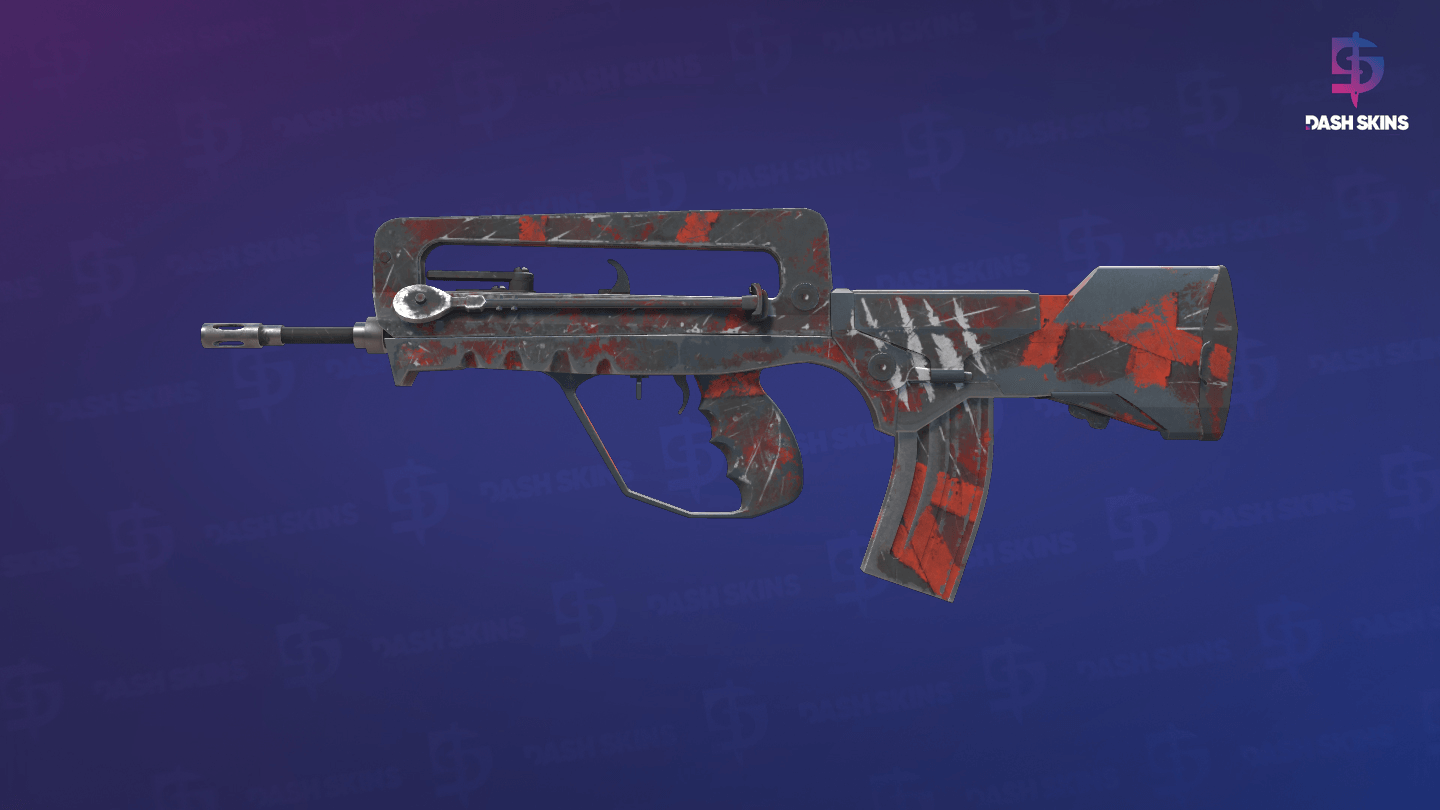 FAMAS | Survivor Z (Battle-Scarred) Screenshot Playside
