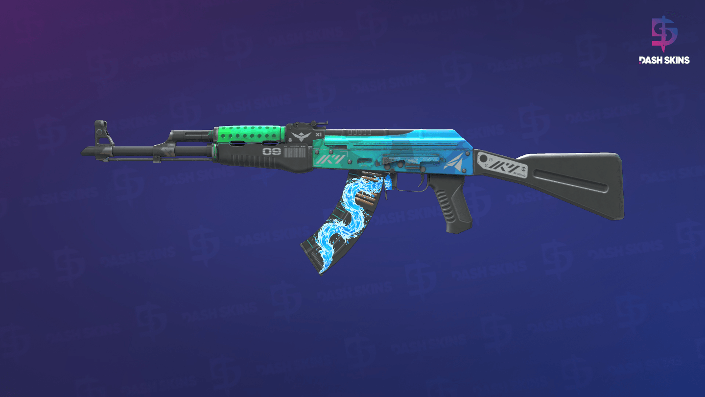 AK-47 | Ice Coaled (Field-Tested) Screenshot Playside