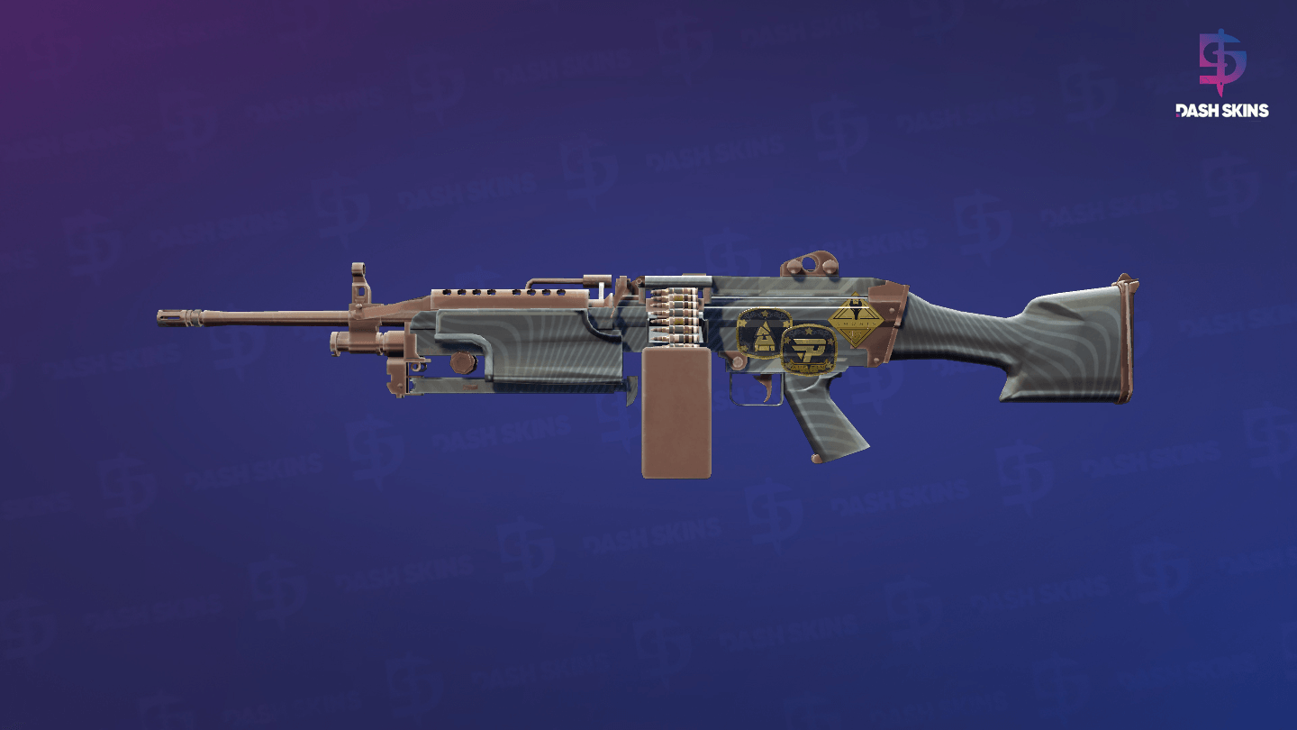 Souvenir M249 | Submerged (Minimal Wear) Screenshot Playside
