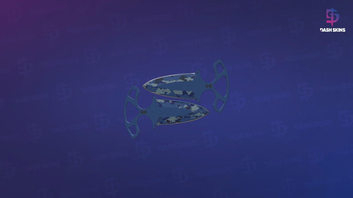 ★ Shadow Daggers | Bright Water (Field-Tested) Screenshot Playside