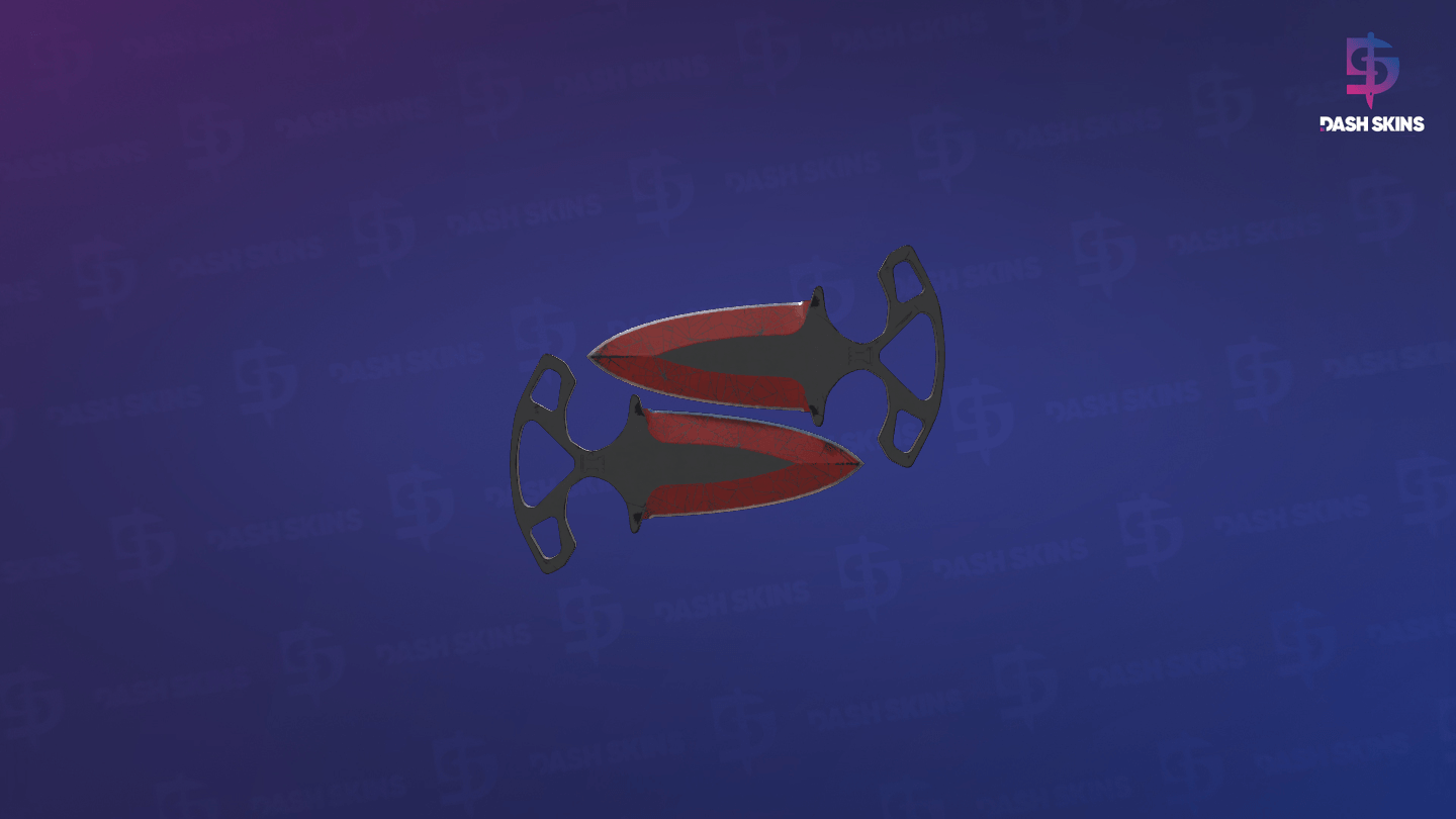 ★ Shadow Daggers | Crimson Web (Field-Tested) Screenshot Playside