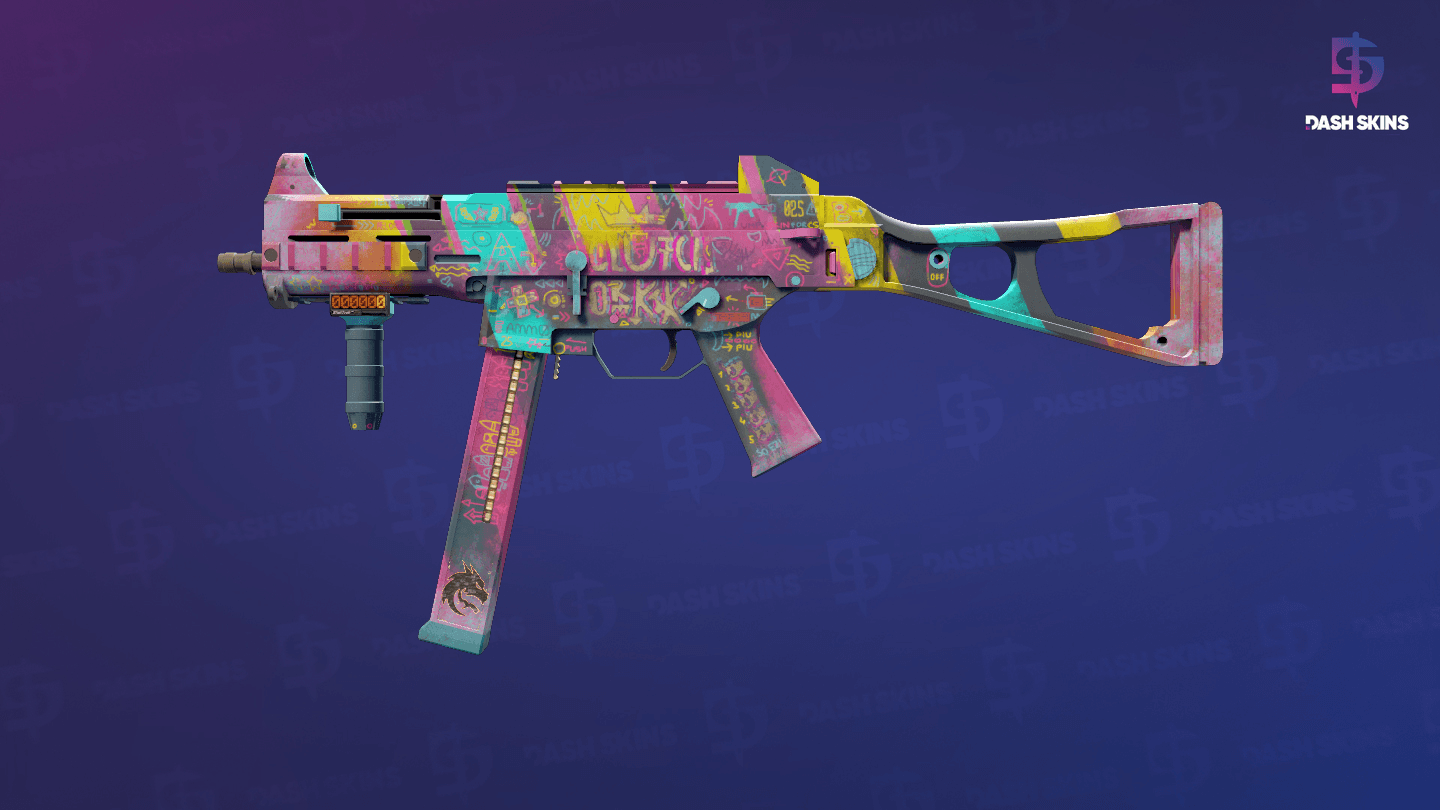 StatTrak™ UMP-45 | Wild Child (Field-Tested) Screenshot Playside
