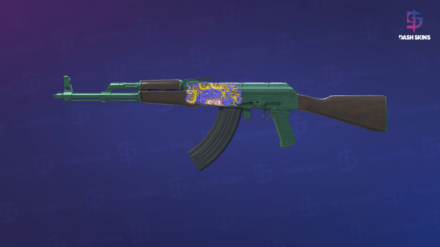 AK-47 | Wintergreen (Field-Tested) Screenshot Playside