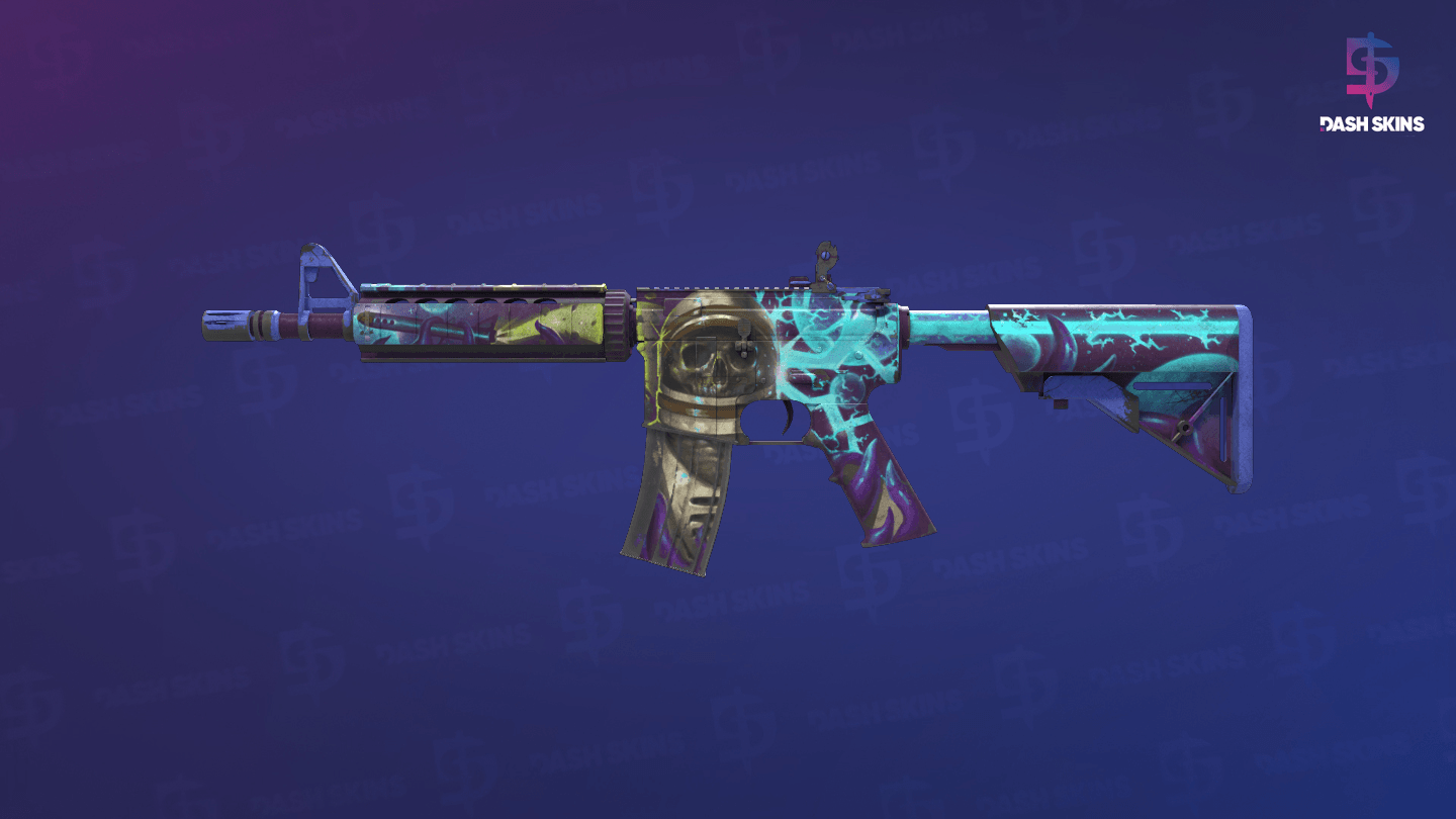 M4A4 | Desolate Space (Battle-Scarred) Screenshot Playside