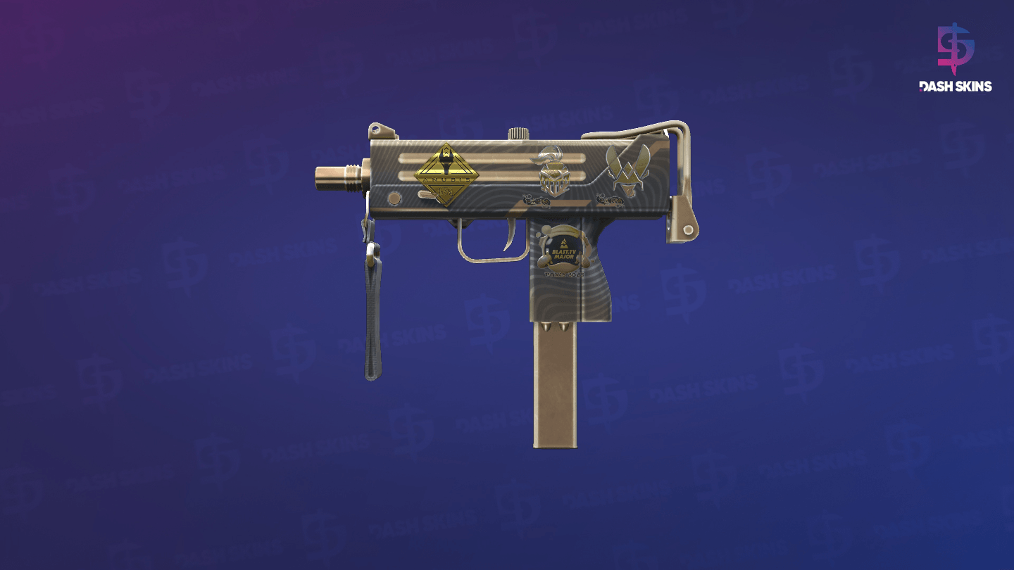 Souvenir MAC-10 | Echoing Sands (Minimal Wear) Screenshot Playside
