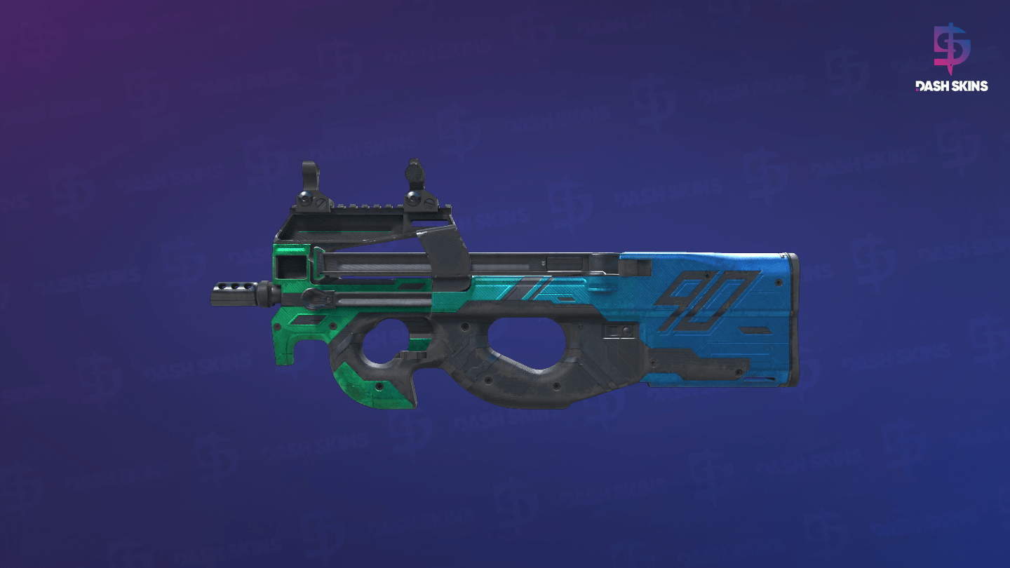 P90 | Wave Breaker (Well-Worn) Screenshot Playside