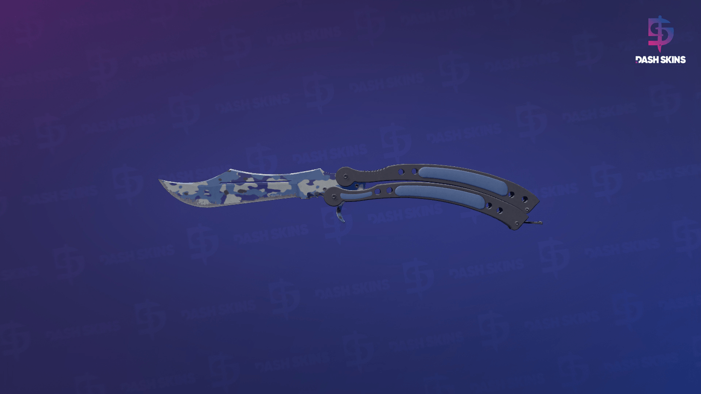 ★ Butterfly Knife | Bright Water (Field-Tested) Screenshot Playside
