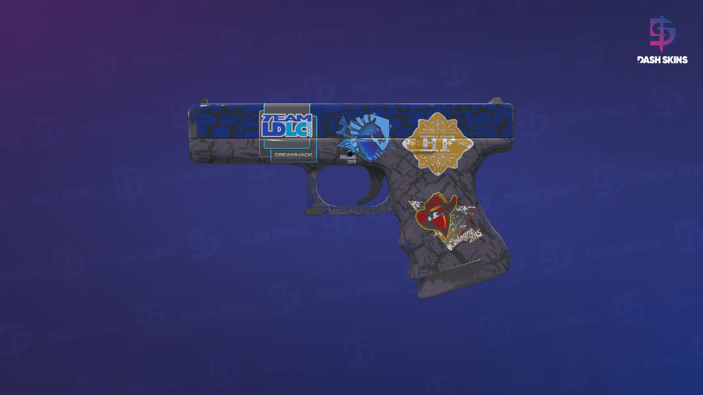 Glock-18 | Blue Fissure (Field-Tested) Screenshot Playside