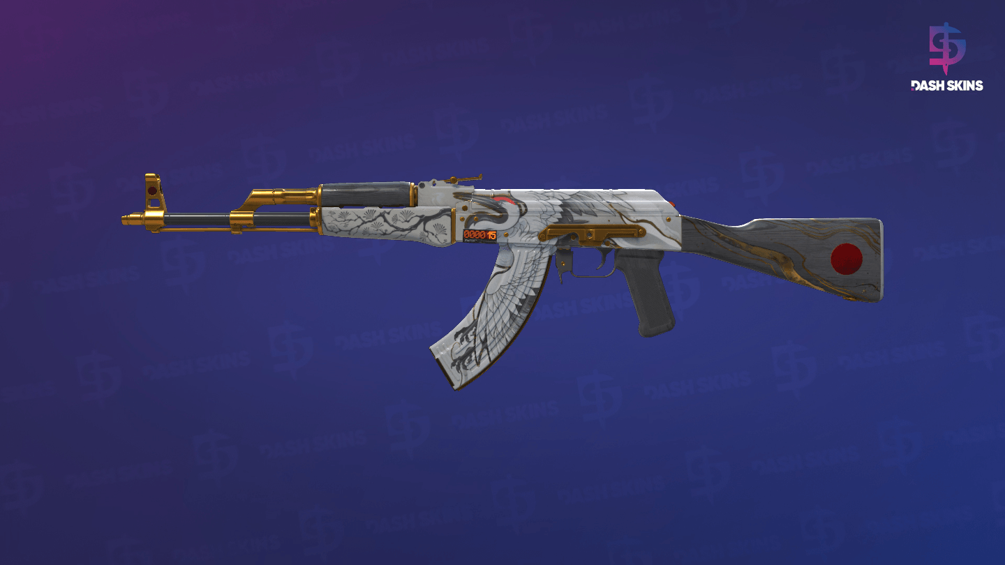 StatTrak™ AK-47 | Crane Flight (Minimal Wear) Screenshot Playside