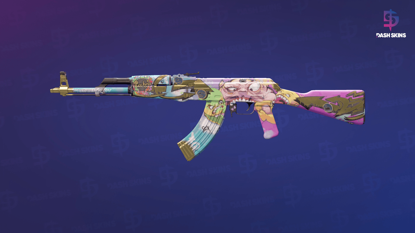 AK-47 | B the Monster (Minimal Wear) Screenshot Playside