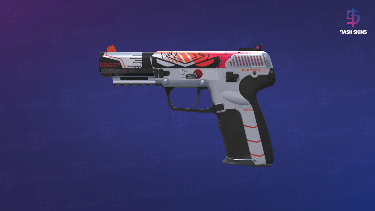 Five-SeveN | Boost Protocol (Minimal Wear) Screenshot Playside