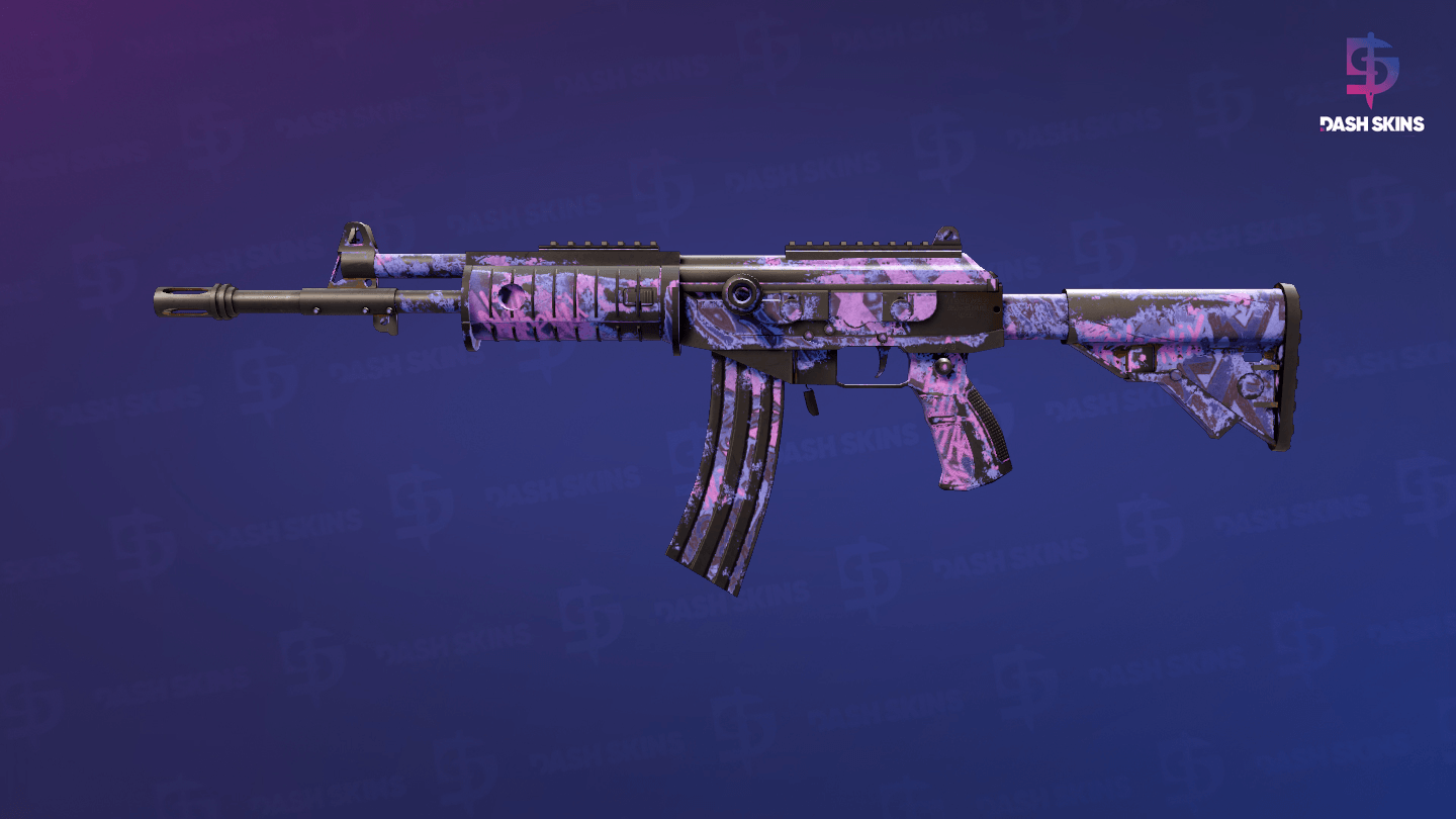 Galil AR | Phoenix Blacklight (Battle-Scarred) Screenshot Playside