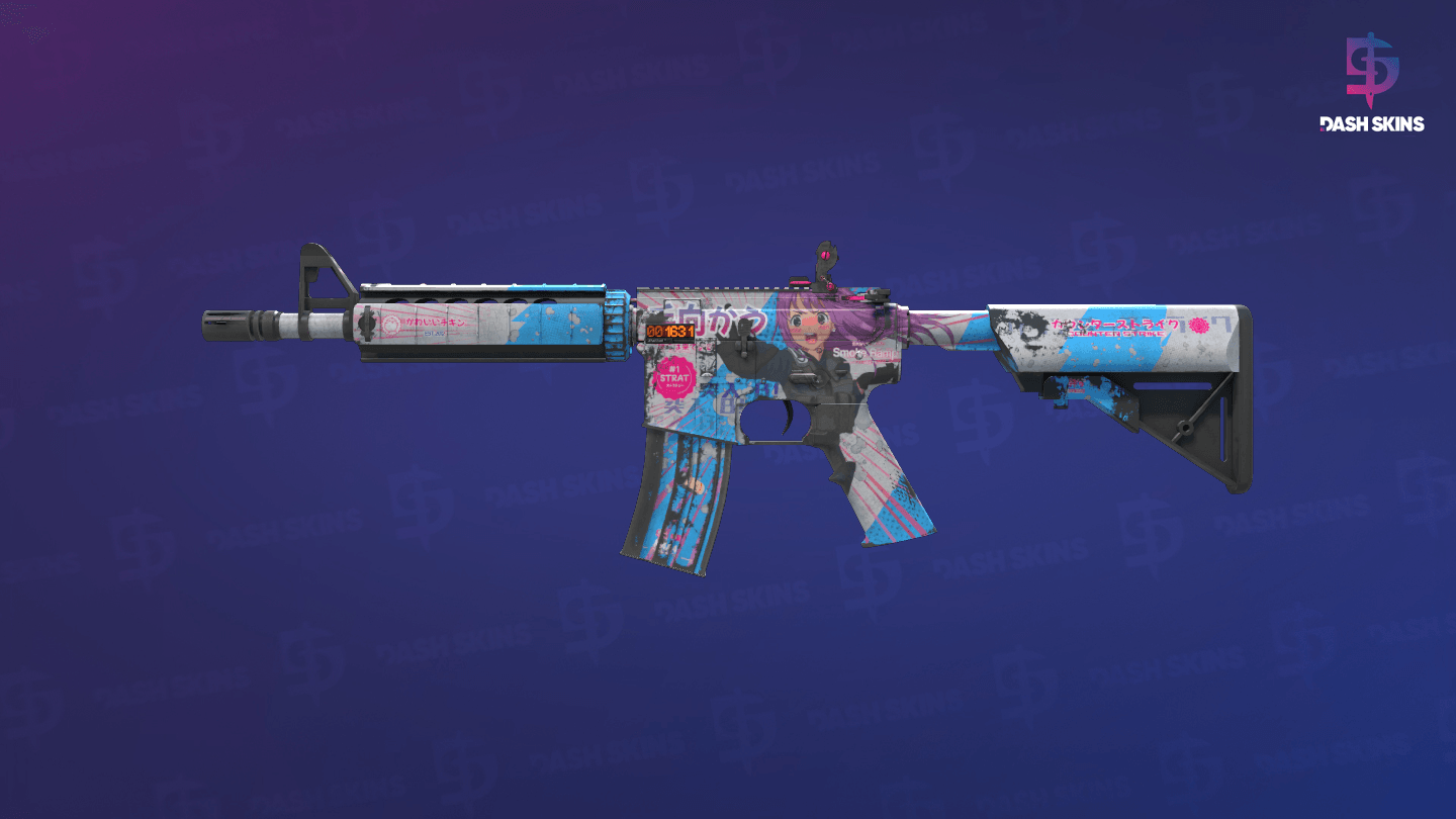 StatTrak™ M4A4 | Temukau (Well-Worn) Screenshot Playside