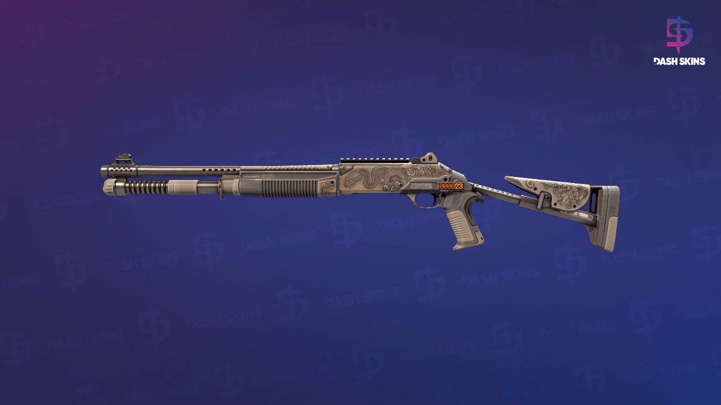 StatTrak™ XM1014 | Irezumi (Minimal Wear) Screenshot Playside