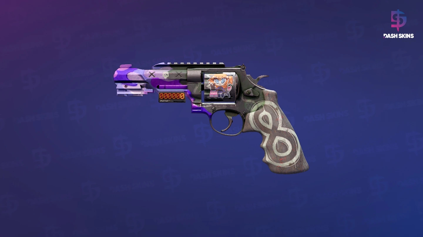 StatTrak™ R8 Revolver | Crazy 8 (Field-Tested) Screenshot Playside