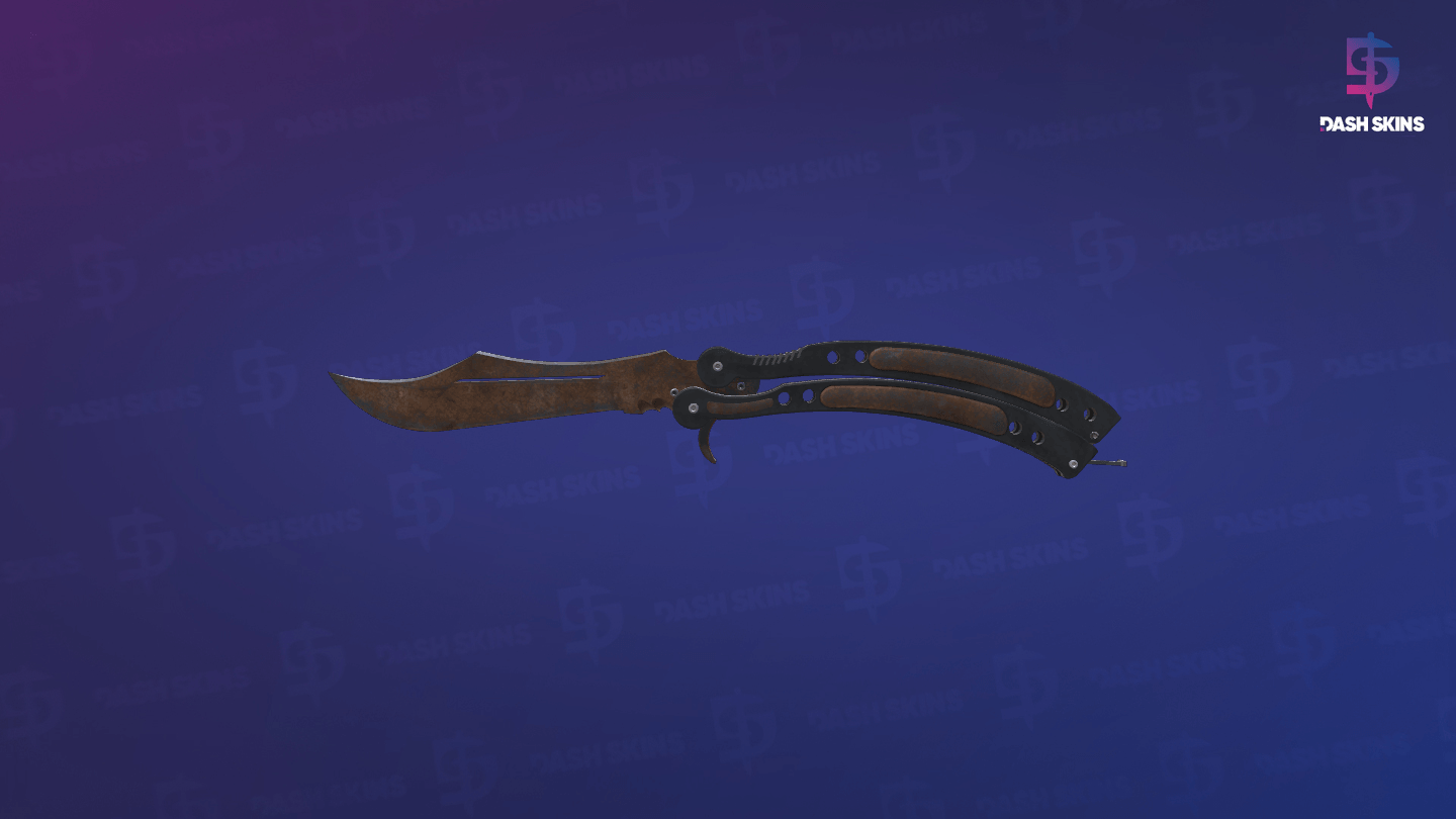 ★ Butterfly Knife | Rust Coat (Battle-Scarred) Screenshot Playside
