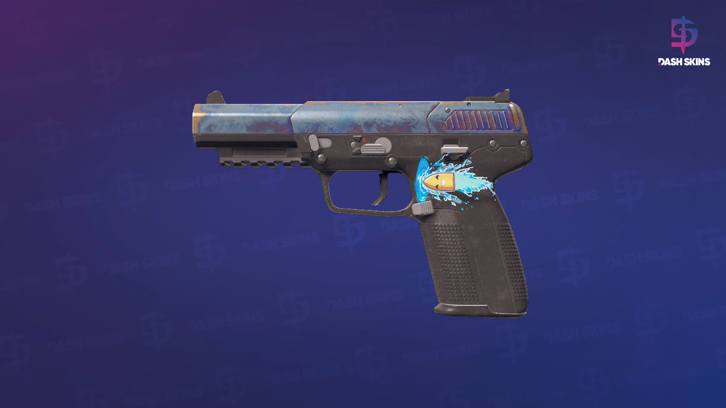 Five-SeveN | Heat Treated (Well-Worn) Screenshot Playside