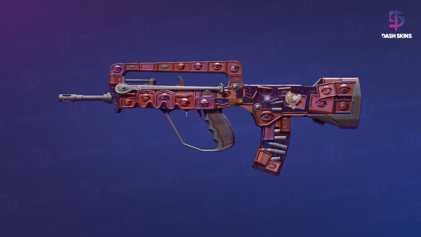 StatTrak™ FAMAS | Rapid Eye Movement (Well-Worn) Screenshot Playside