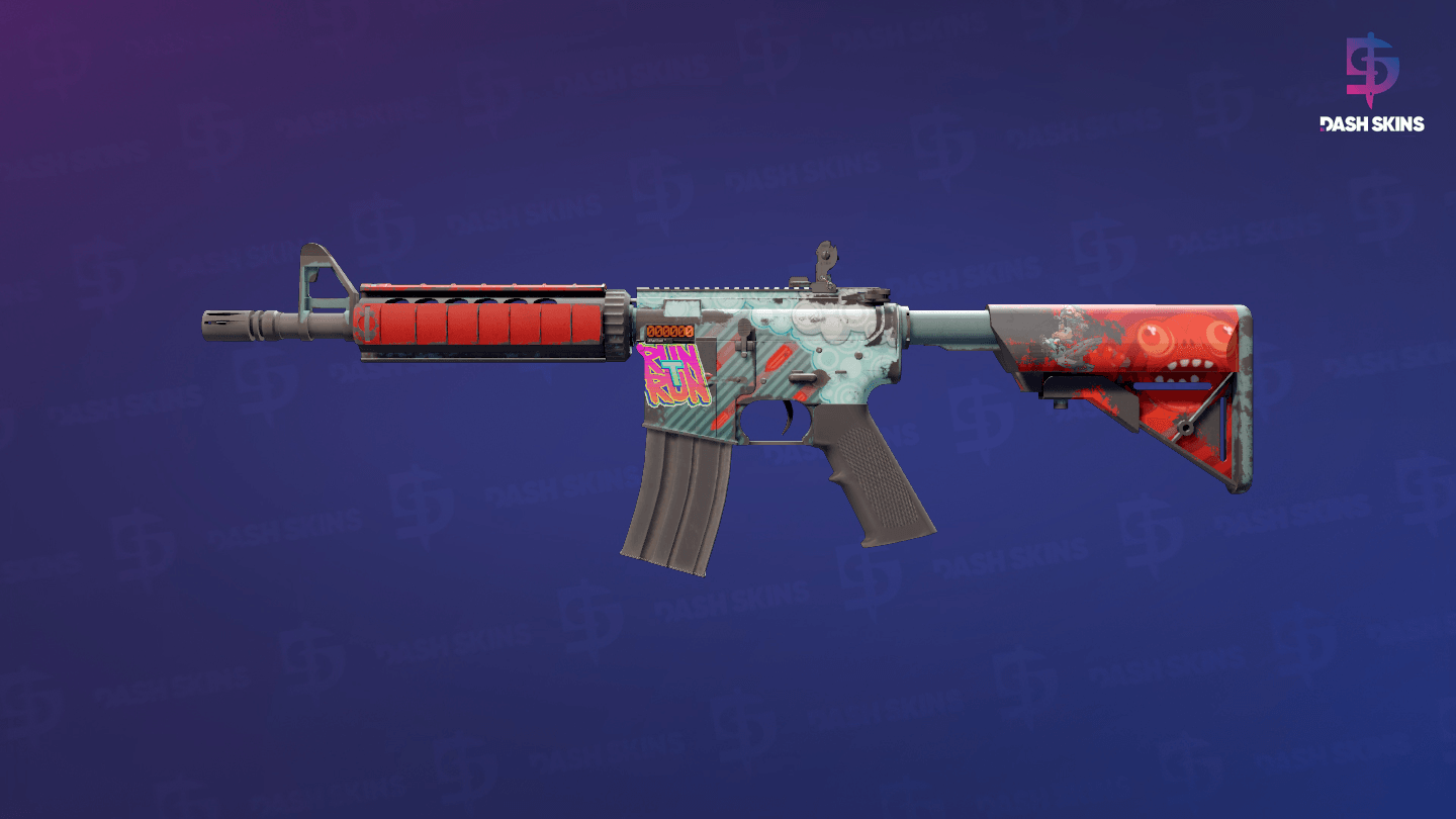 StatTrak™ M4A4 | Bullet Rain (Field-Tested) Screenshot Playside