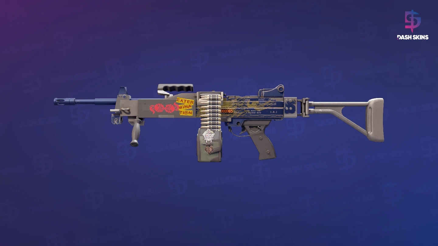 StatTrak™ Negev | Man-o'-war (Minimal Wear) Screenshot Playside