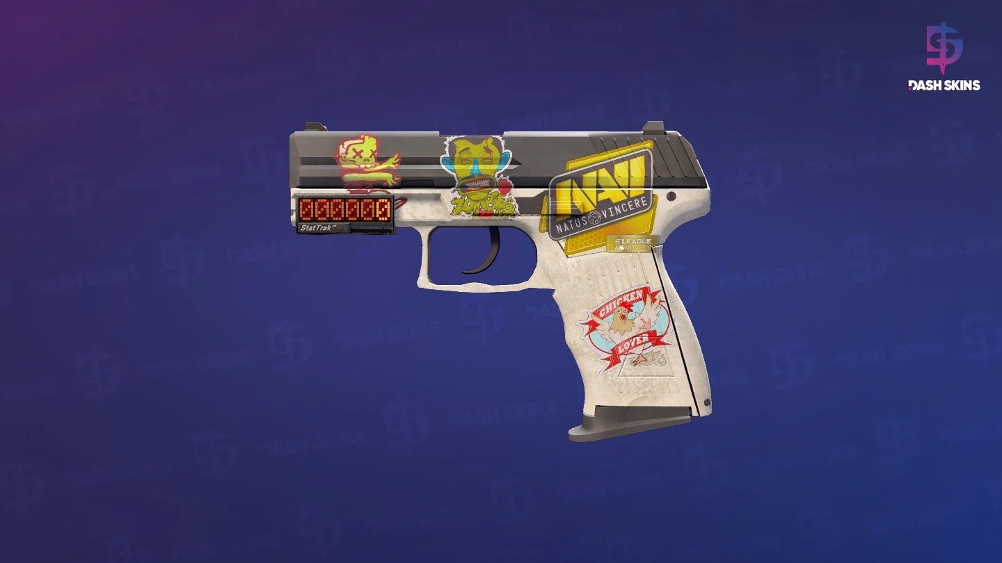 StatTrak™ P2000 | Ivory (Minimal Wear) Screenshot Playside