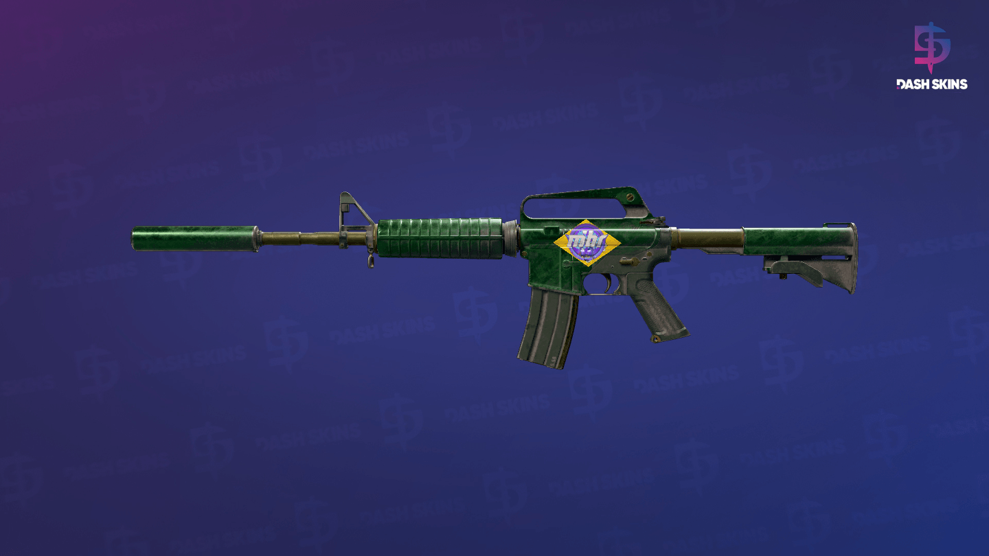 M4A1-S | Electrum (Battle-Scarred) Screenshot Playside
