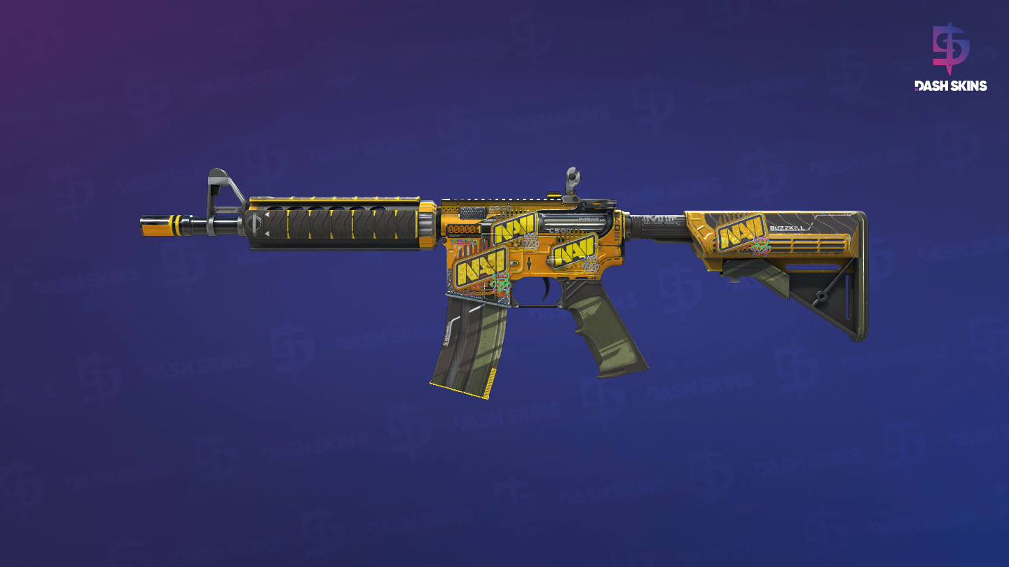 StatTrak™ M4A4 | Buzz Kill (Minimal Wear) Screenshot Playside