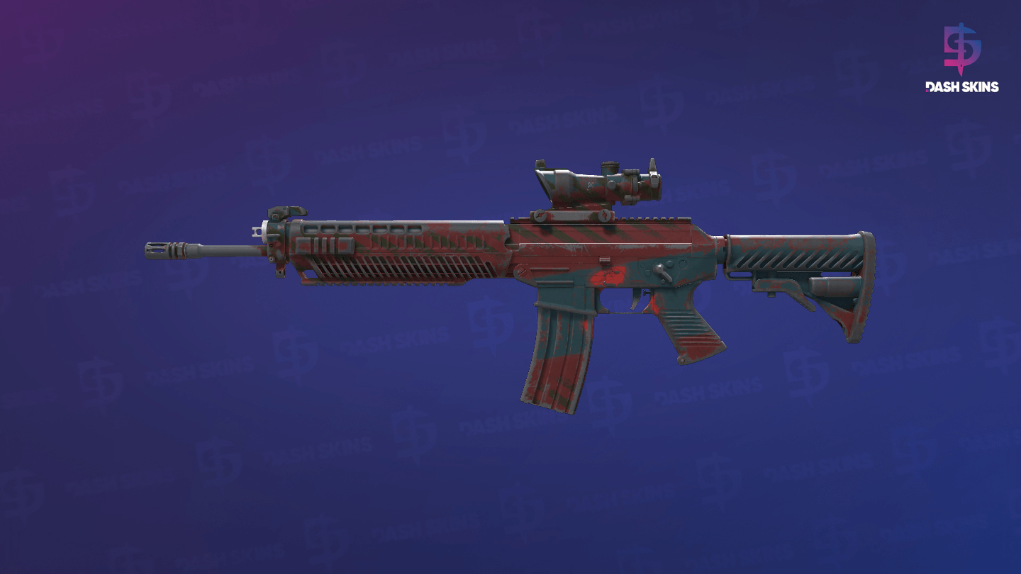 SG 553 | Fallout Warning (Field-Tested) Screenshot Playside