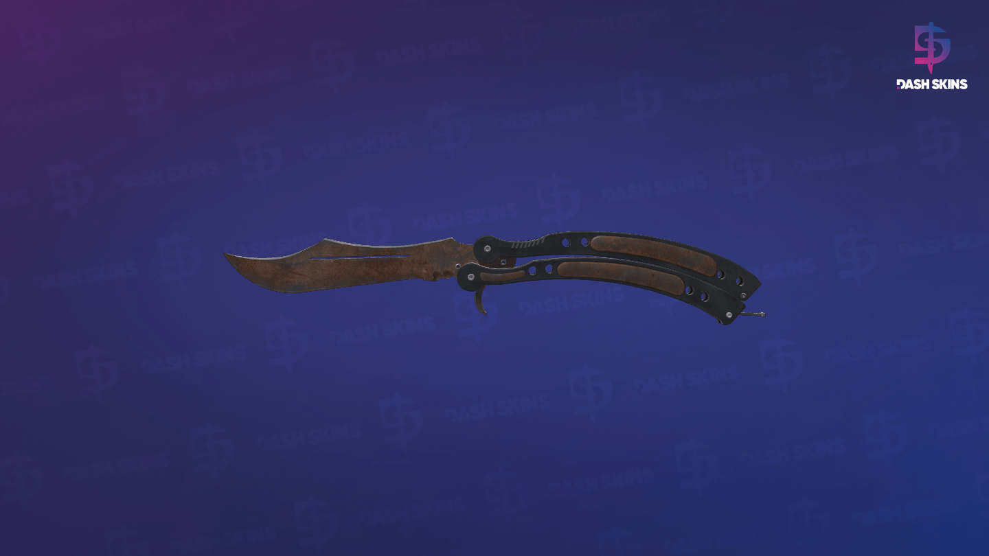 ★ Butterfly Knife | Rust Coat (Battle-Scarred) Screenshot Playside