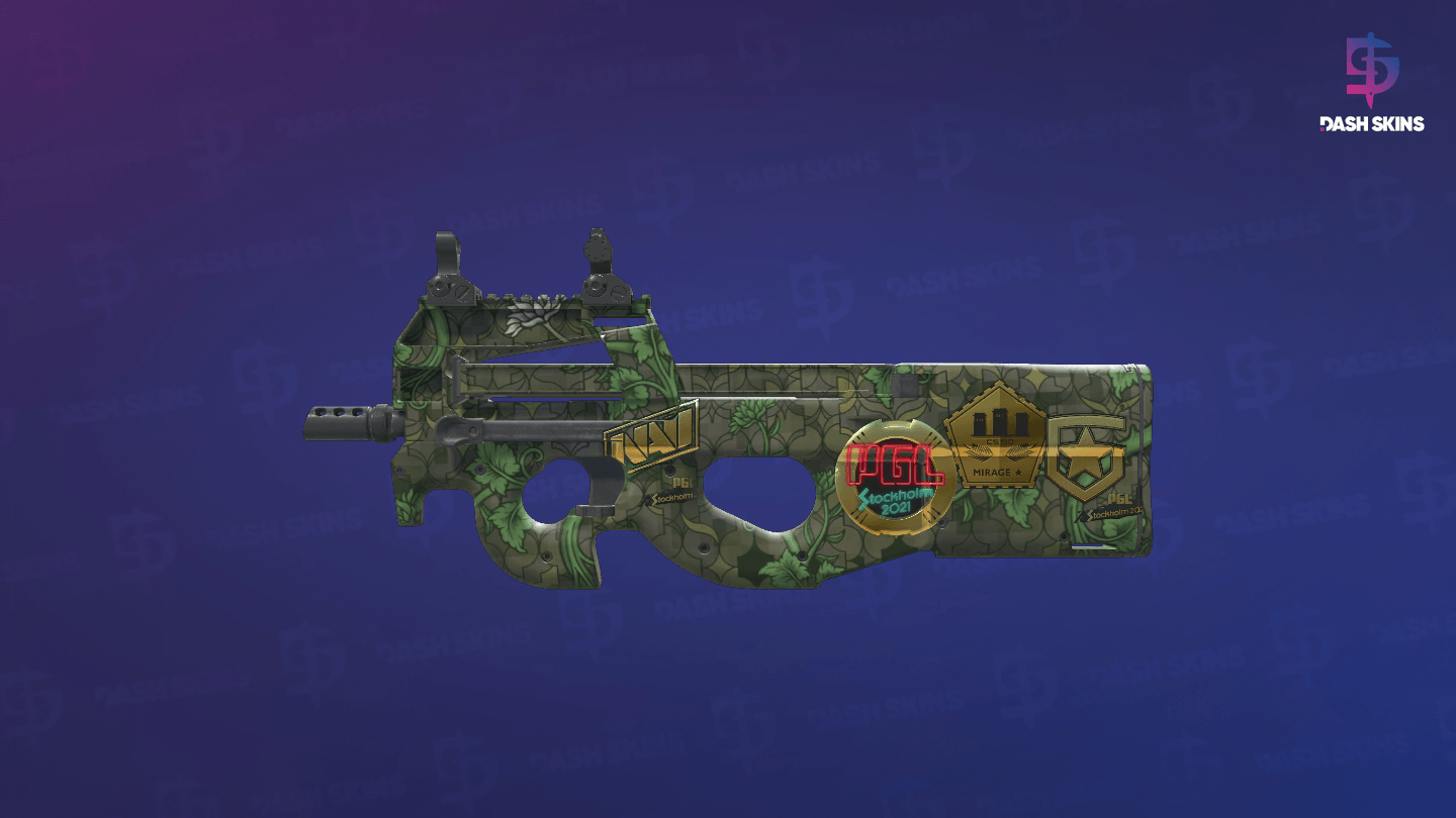 Souvenir P90 | Verdant Growth (Factory New) Screenshot Playside