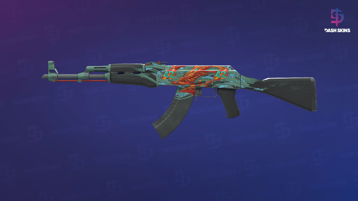 AK-47 | Aquamarine Revenge (Field-Tested) Screenshot Playside