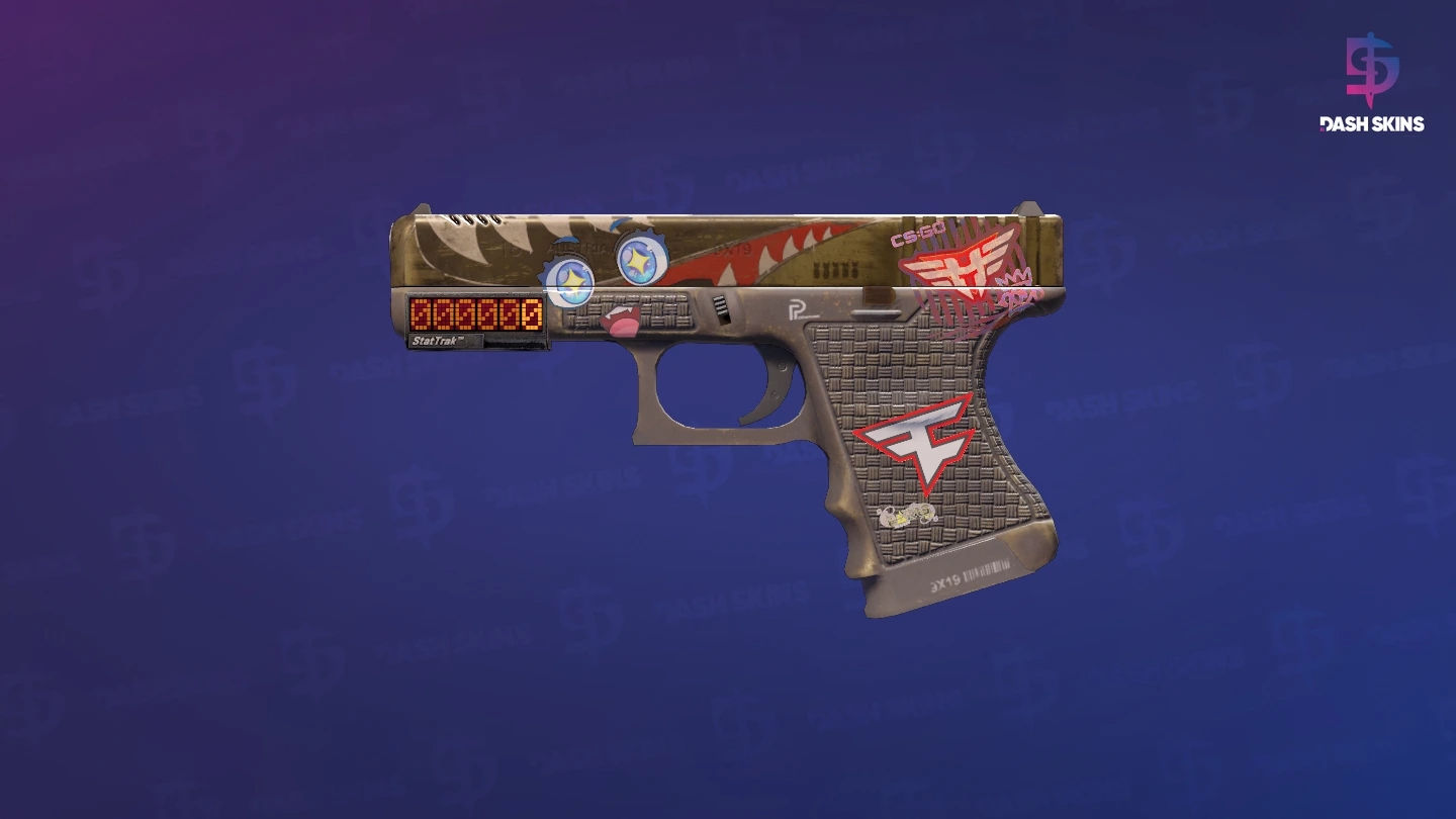 StatTrak™ Glock-18 | Warhawk (Field-Tested) Screenshot Playside