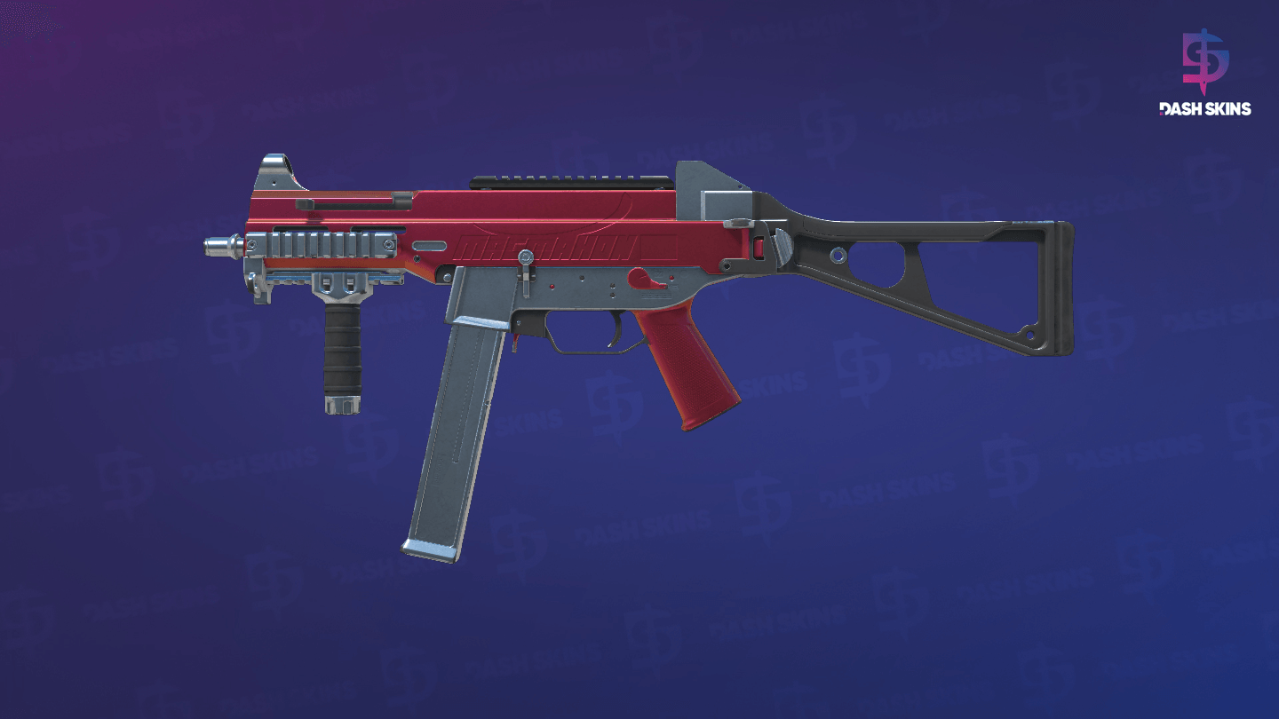 UMP-45 | Crimson Foil (Field-Tested) Screenshot Playside