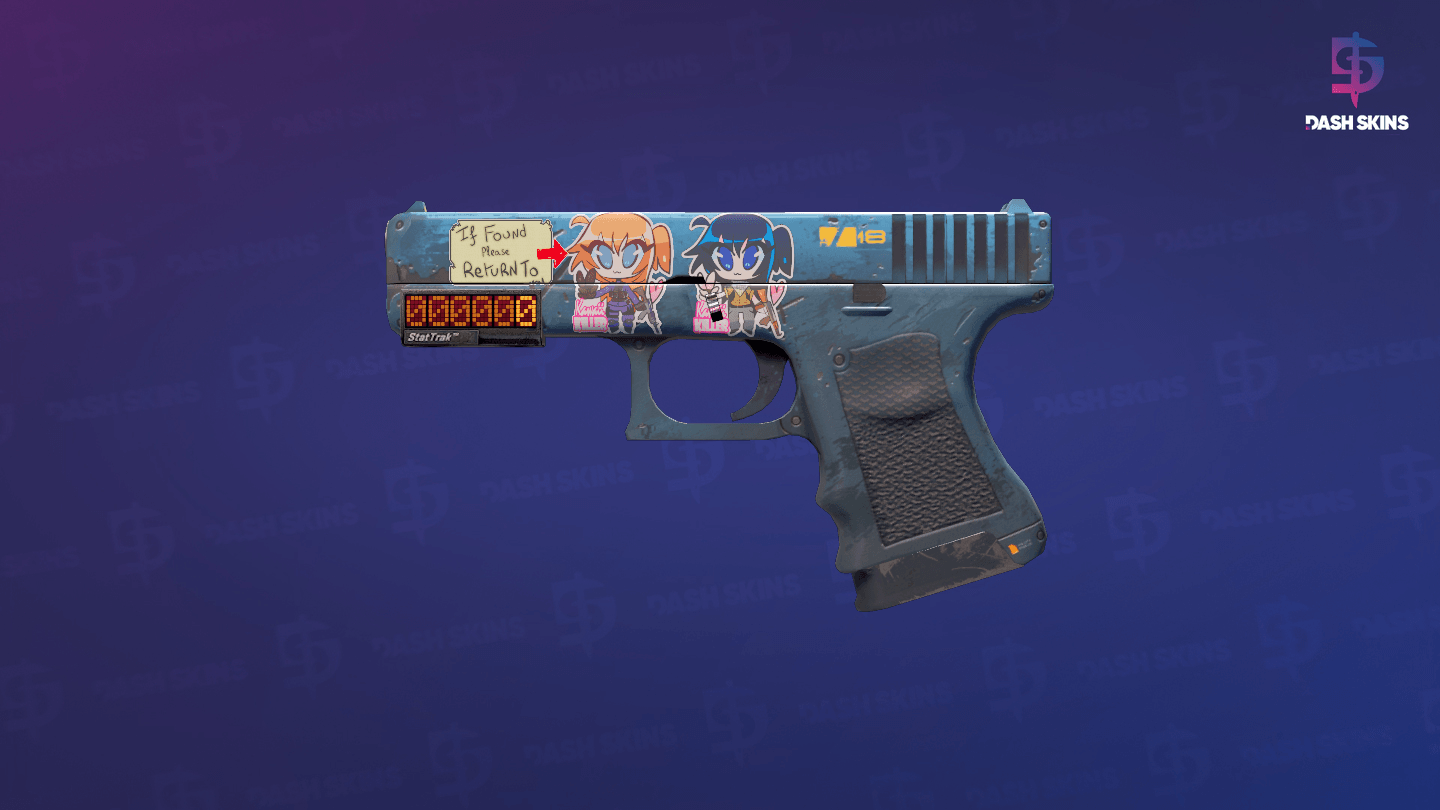 StatTrak™ Glock-18 | Off World (Minimal Wear) Screenshot Playside