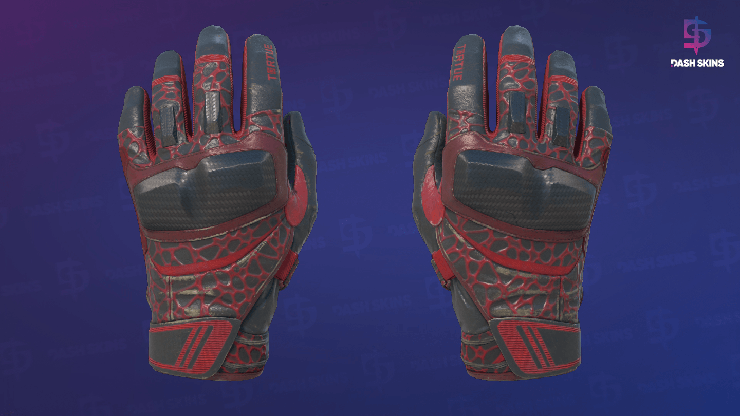 ★ Moto Gloves | Blood Pressure (Field-Tested) Screenshot Playside