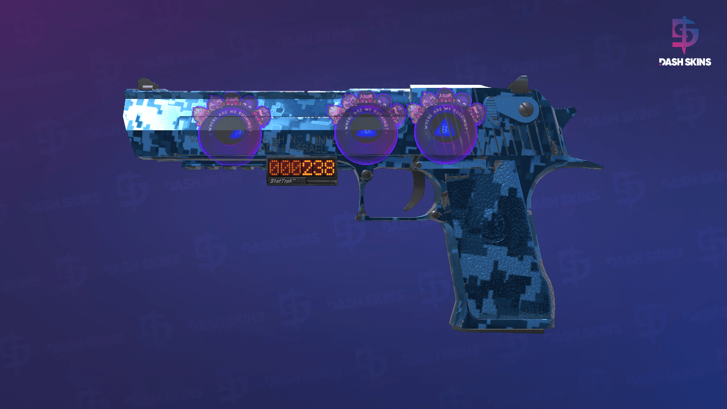 StatTrak™ Desert Eagle | Cobalt Disruption (Minimal Wear) Screenshot Playside