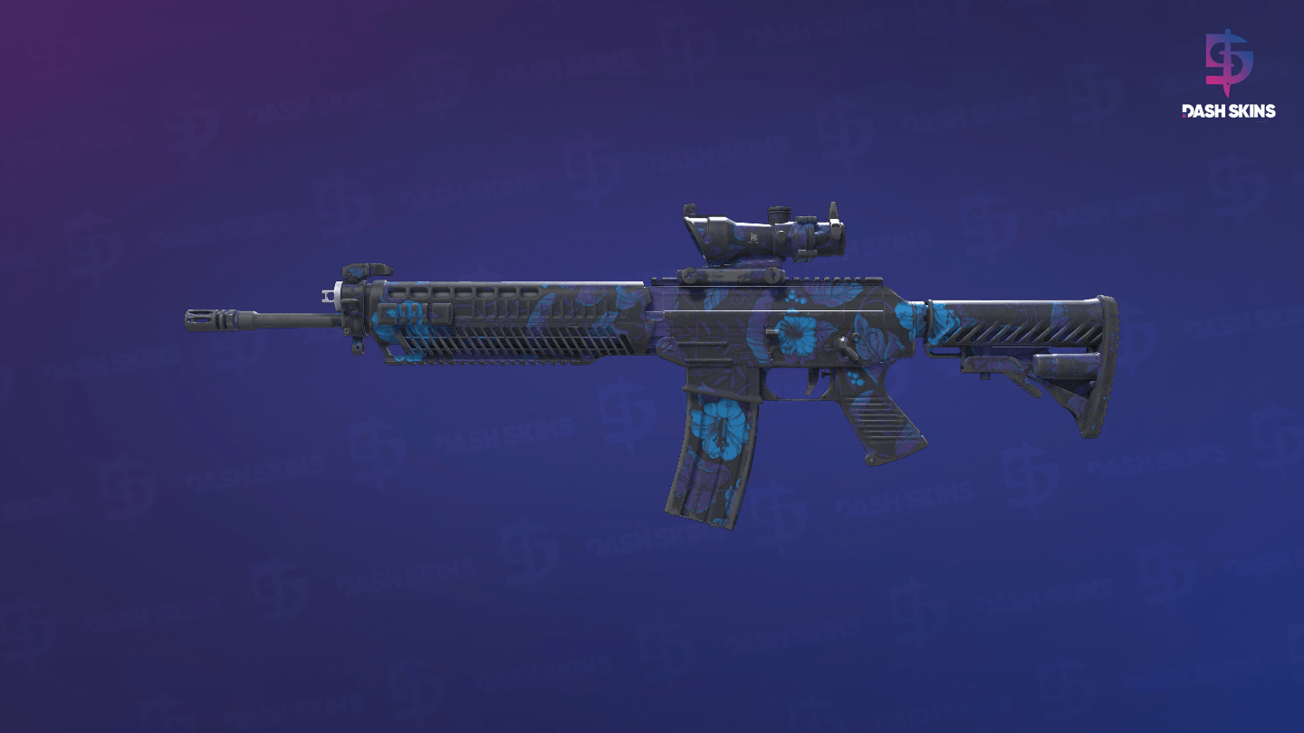 SG 553 | Aloha (Field-Tested) Screenshot Playside
